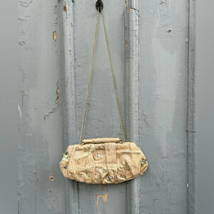 Stuart Weitzman Collection Python  Ursula Crossbody/ Clutch, 12.5 x 6”